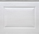 Panneaux portes de garage sectionnelles Blanc RAL 9016 - Casetat - Woodgrain